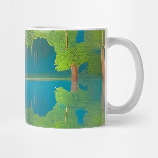 Fun reflective forest by WildPalette